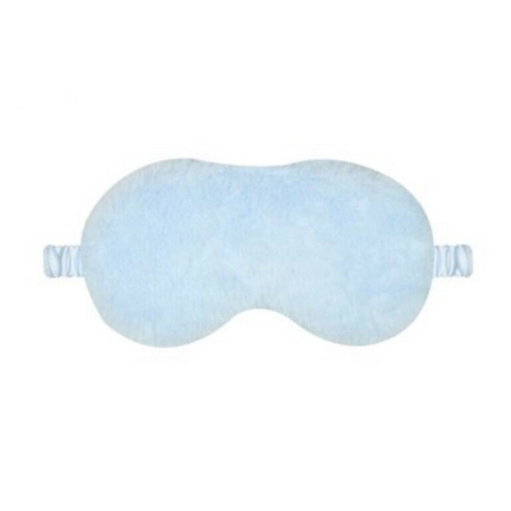 LUXE + WILLLOW Blue Luxury Refresh Anti Aging Satin Plush Sleep Eye Mask